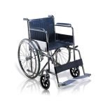 11 Enterprises 42 inch Blue Patient Wheel Chair