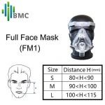 BMC F2 Full Face Mask With Headgear - Image 3