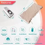 AMBITECH Medical Air Mattress with Compressor Alternating Pressure System Massager  (White, gray) - Image 3